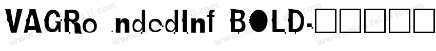 VAGRoundedInf BOLD字体转换